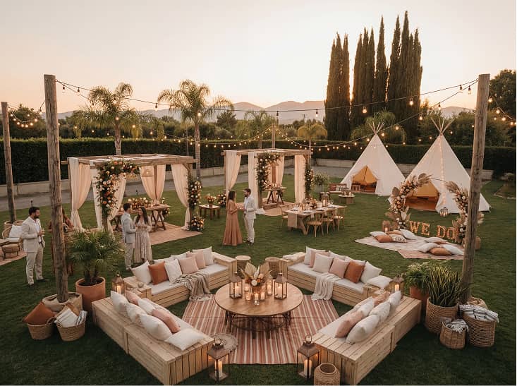 Zona Chill Out Para Boda Al Aire Libre 2