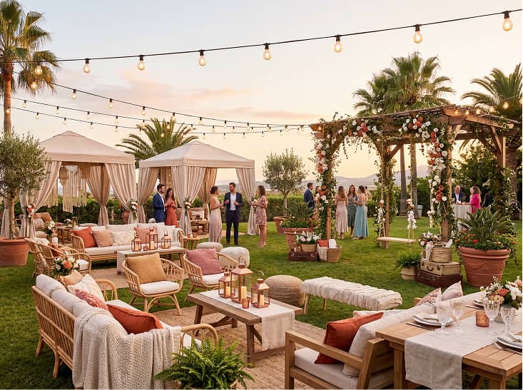 Zona Chill Out Para Boda Al Aire Libre 3